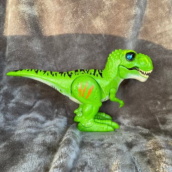 Robo Alive T-Rex Dinosaur Robotic Toy Green Walking Growling Tyrannosaurus Zuru - Picture 13 of 13